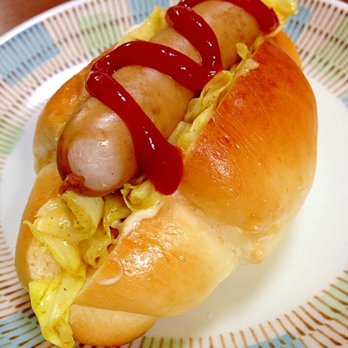 カレー風味キャベツとウインナーのロールサンド レシピ 作り方 By Tukuyo93 楽天レシピ